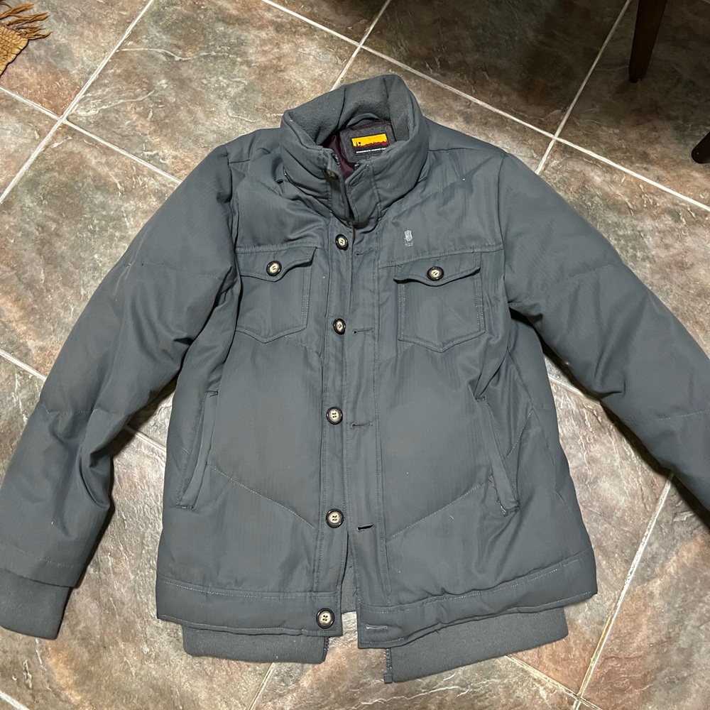 Brooklyn Industries - Men’s Gray Puffer Coat.